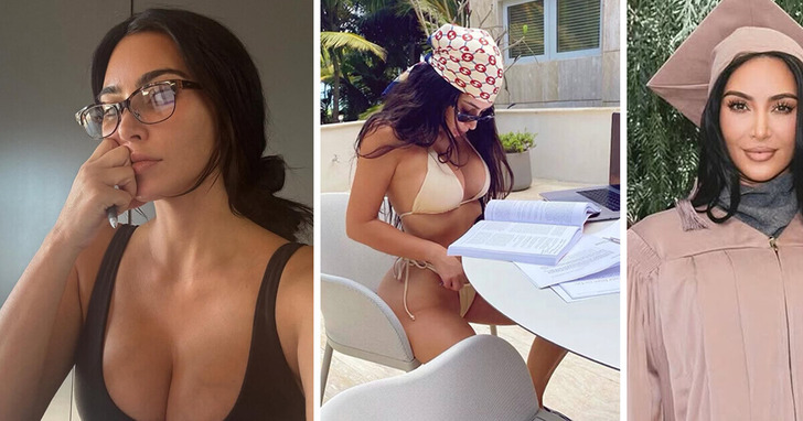 Kim Kardashian ogłasza, iż skończyła studia prawnicze, ale wszyscy zwracają uwagę na jedno