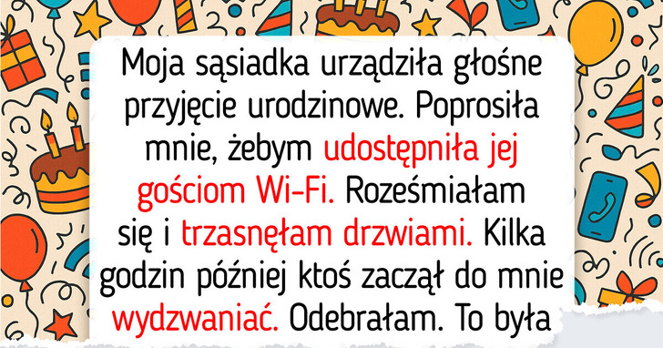 Nie udostępniłam Wi-Fi gościom sąsiadki, ale jej reakcja była przesadzona