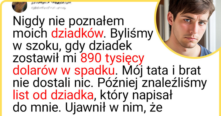 Nie zamierzam dzielić się ogromnym spadkiem z moją rodziną