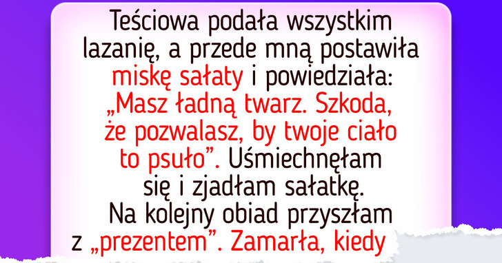 Teściowa wyśmiała publicznie moje krągłości, więc zrobiłam coś, co ją powaliło