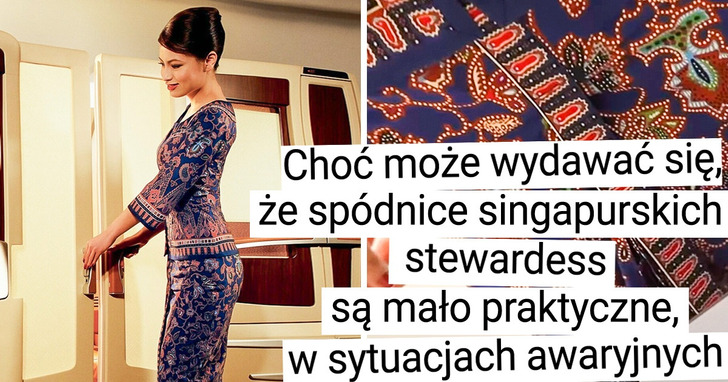 8 wyróżników, które subtelnie ukryto w uniformach stewardess
