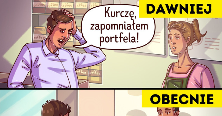 18 ilustracji pokazujących codzienne problemy, z którymi nie musimy już się zmagać
