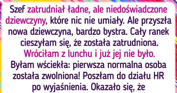 17 osób, które nie zdążyły choćby ucieszyć się z nowej pracy, bo błyskawicznie zostały zwolnione