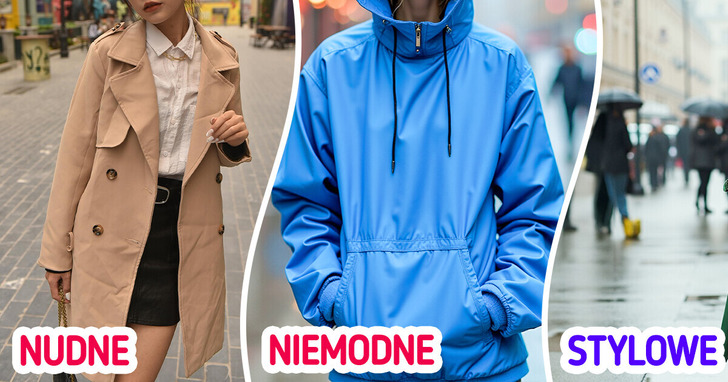 9 rzeczy, dzięki którym można wyglądać stylowo choćby w deszczowe dni