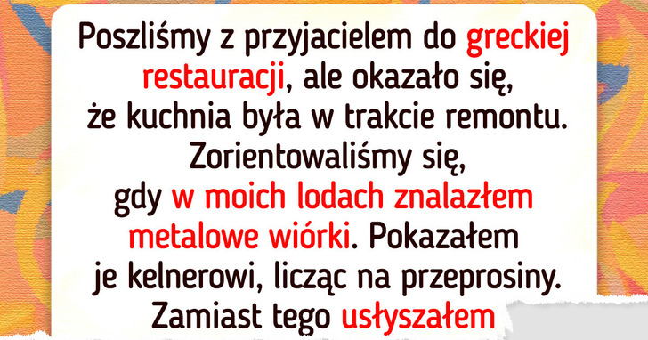 11 zaskakujących historii z restauracji, które zamieniły się w zabawne anegdoty