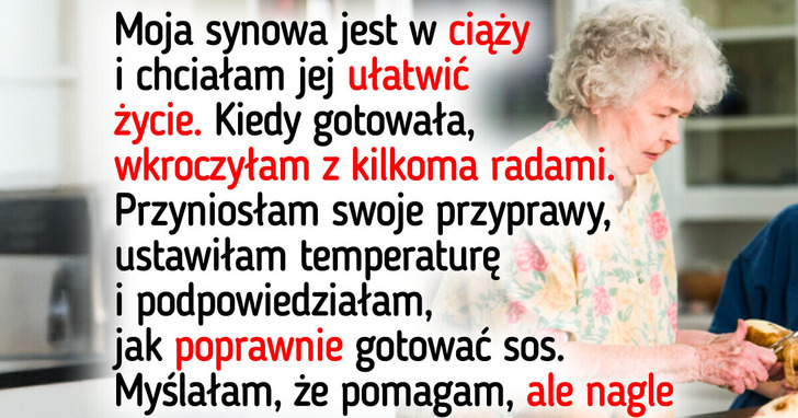 Czy naprawdę przekroczyłam granicę, próbując pomóc synowej w ciąży?