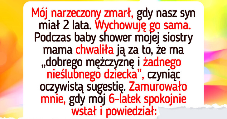 Rodzice poniżyli mnie i mojego syna, ale ten odważny chłopiec stanął w swojej obronie