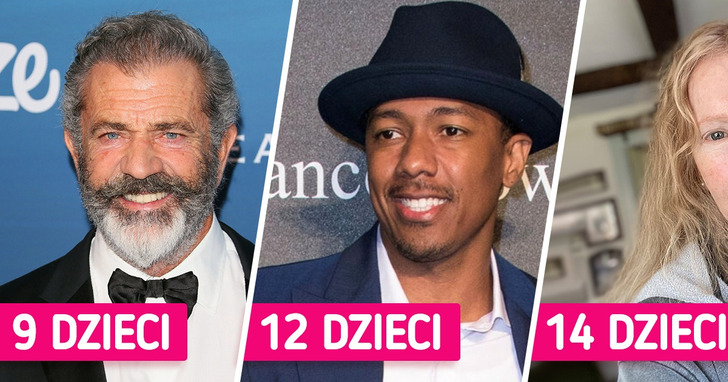 10 gwiazd, które założyły wielodzietne rodziny