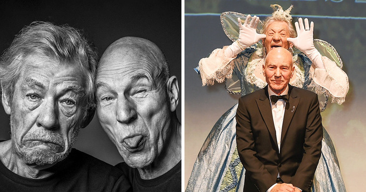 Ian McKellen i Patrick Stewart przyjaźnią się od ponad 50 lat. Oto ich najlepsze wspólne momenty