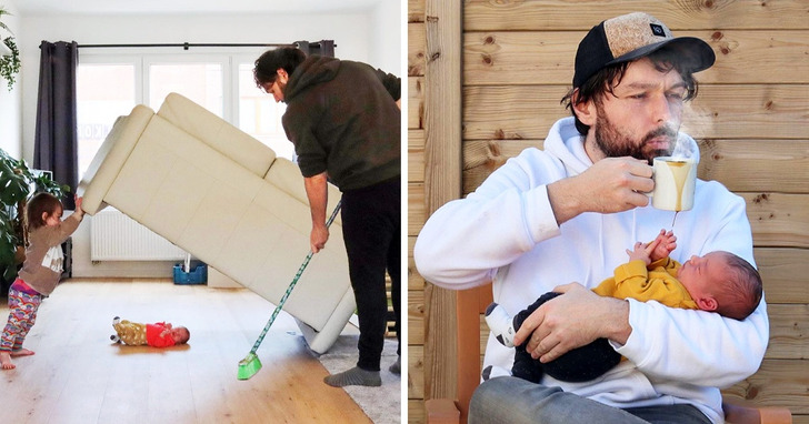 Pewien ojciec podbił internet żartobliwymi odpowiedziami na pytanie "Czy z dziećmi wszystko w porządku?"