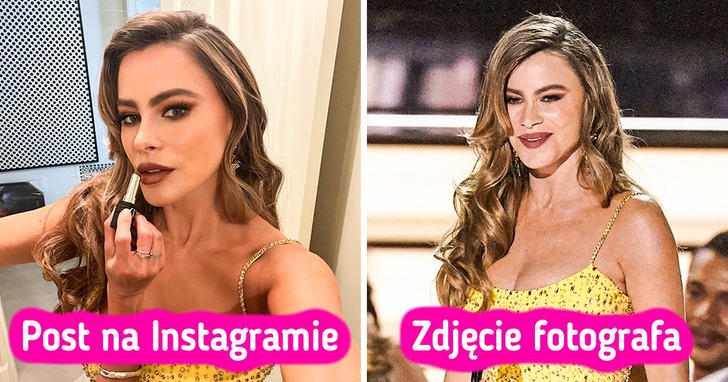 15 kolaży zdjęć gwiazd, które pokazują różnicę między idealnym zdjęciem a rzeczywistością