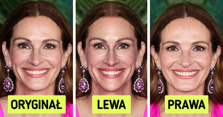 Jak wyglądałoby 15 gwiazd, gdyby ich twarze były w pełni symetryczne