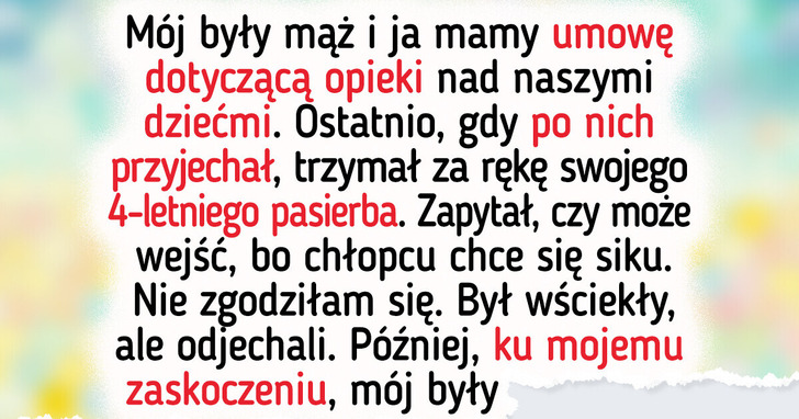 Nie zgodziłam się, by dziecko byłego męża korzystało z mojej łazienki — to nie jest publiczna toaleta