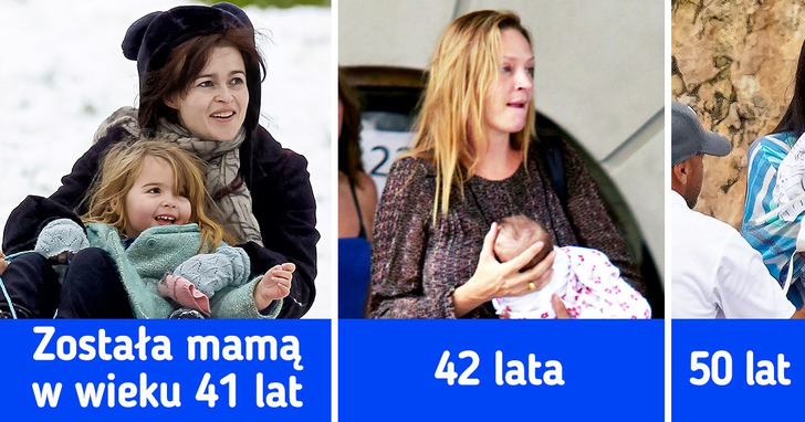 11 gwiazd, które nie przejmowały się stereotypami i zostały matkami po 40-stce