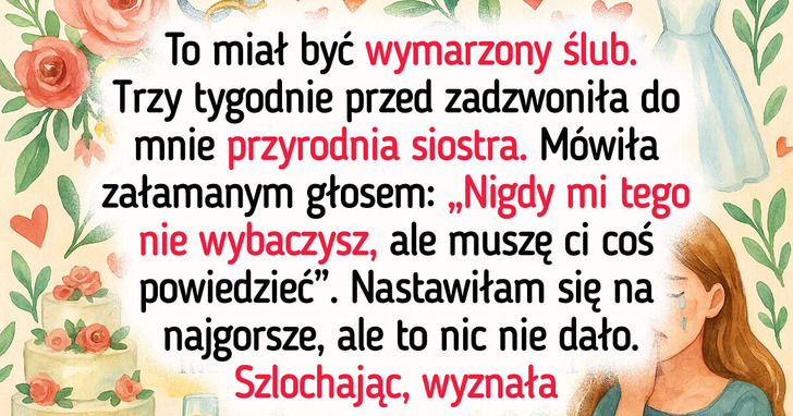 Moja przyrodnia siostra zrujnowała mi ślub — a teraz rodzina nazywa mnie zgorzkniałą