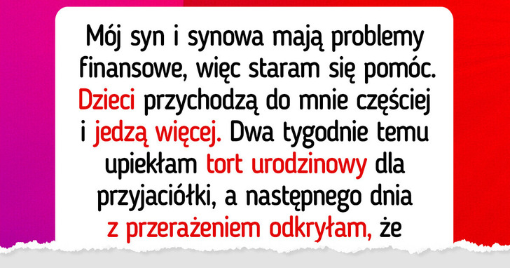 Nie zgadzam się, by synowa traktowała mój dom jak restaurację