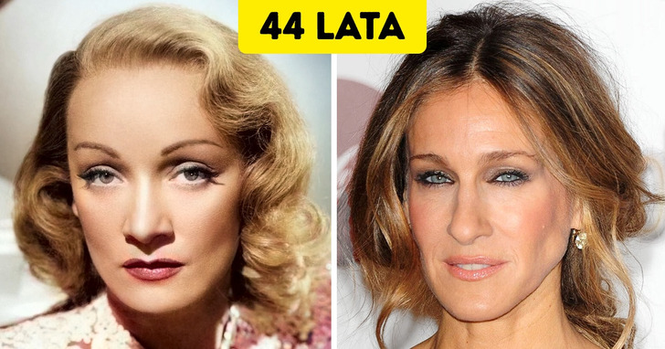 15 zdjęć porównawczych, które pokazują gwiazdy kina z różnych epok w tym samym wieku