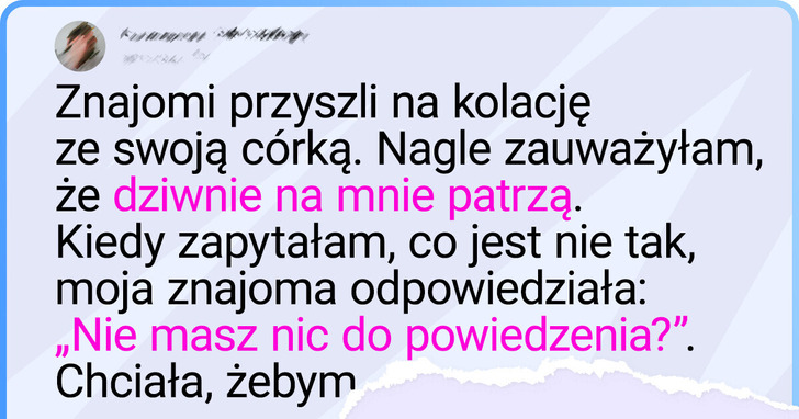 Wyrzuciłam znajomych z domu po napadzie złości ich córki