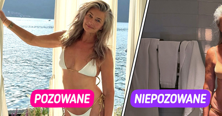 Pozowane czy niepozowane? Paulina Porizkova olśniewa po 60. urodzinach