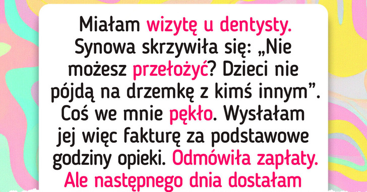 Zażądałam od synowej, by płaciła mi za opiekę nad dziećmi — i zburzyło to naszą rodzinną harmonię