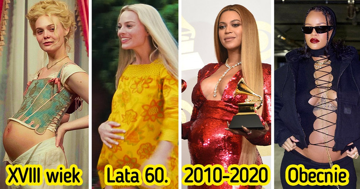 Historia mody ciążowej okazuje się znacznie bardziej fascynująca, niż nam się wydawało