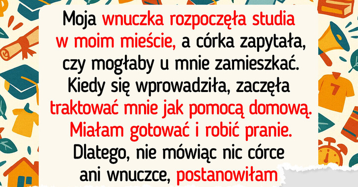 Odmówiłam wnuczce wspólnego mieszkania — wychowałam już swoje dzieci