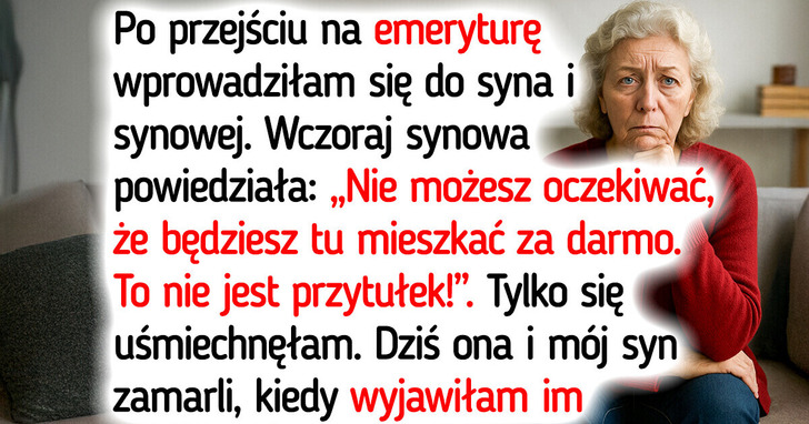 Zostałam wyrzucona z domu syna, ale odwróciłam bieg wydarzeń