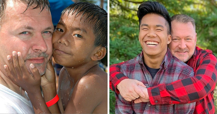 Samotny homoseksualny tata adoptował chore dziecko i wychował je na olimpijczyka