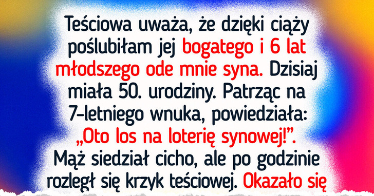 Mąż pokazał teściowej, iż nie może mnie obrażać, ale chyba poszedł za daleko