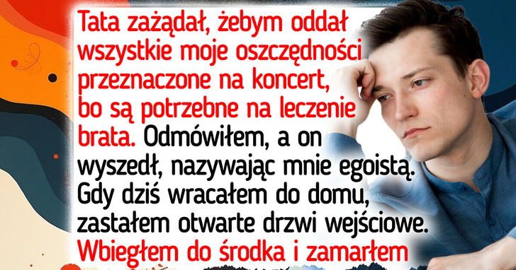 Nie po to tak długo odkładałem na koncert, żeby teraz finansować leczenie brata