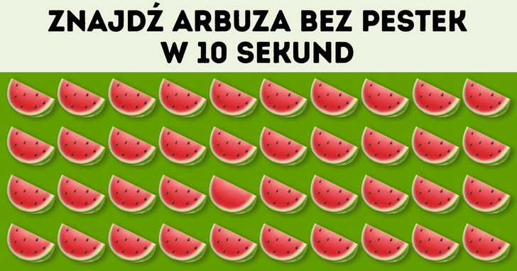 Przetestuj swój wzrok i znajdź obrazek, który różni się od pozostałych