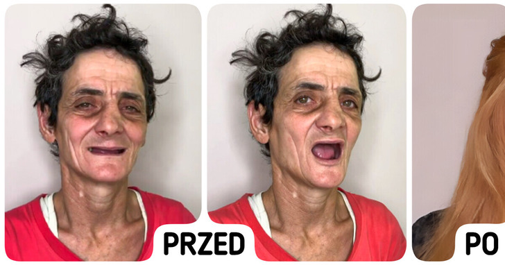 Bezdomna kobieta przechodzi metamorfozę i zachwyca cały świat