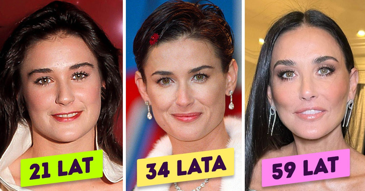 Z okazji 60. urodzin Demi Moore odkrywamy, co sprawia, iż aktorka starzeje się z takim wdziękiem