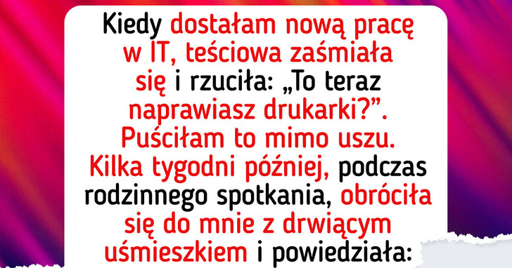 Teściowa uznała, iż skoro dobrze zarabiam, to za wszystkich zapłacę