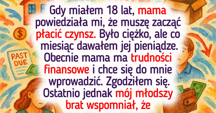 Zgodziłem się przyjąć mamę pod swój dach, ale postawiłem jeden warunek