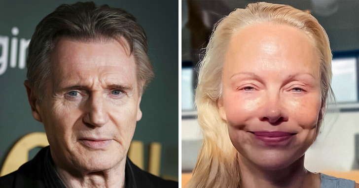 Samotny Liam Neeson wyznał, iż jest „zakochany po uszy” w Pameli Anderson, a aktorka mu odpowiedziała
