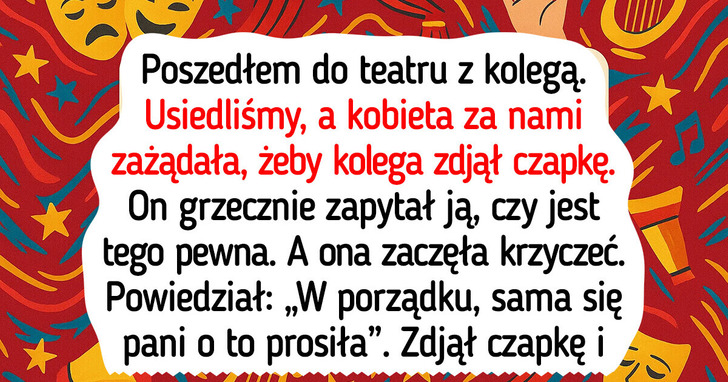 16 osób, które postanowiły wybrać się na przedstawienie, ale nie wszystko poszło zgodnie z planem