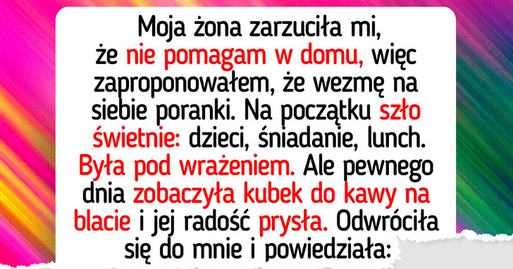 Obiecałem, iż przejmę obowiązki, by moja żona mogła odpocząć — odkryła, co tak naprawdę robiłem
