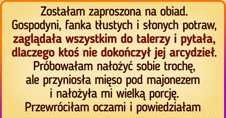 14 sytuacji, gdy zaproszeni na przyjęcie goście wrócili do domu głodni