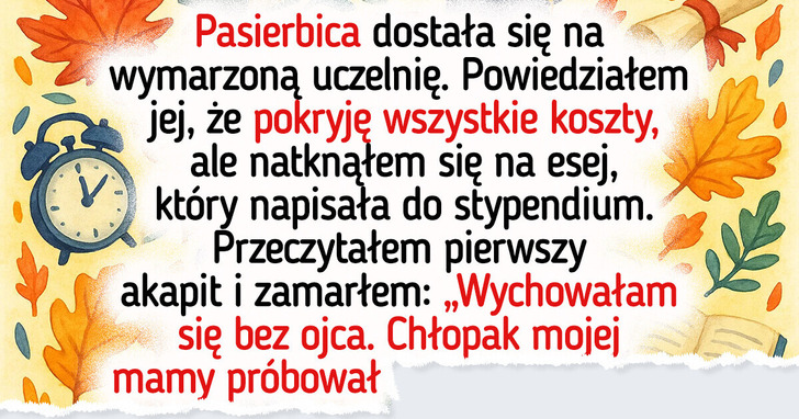 Miałem zamiar zapłacić za studia pasierbicy — aż poznałem jej sekret